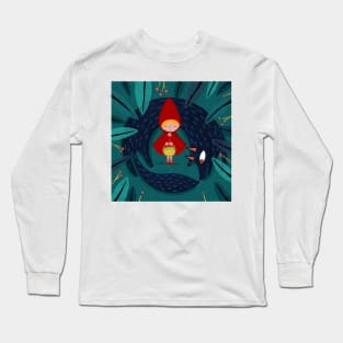 Little Red Riding Hood and the Wolf Long Sleeve T-Shirt